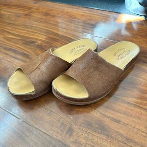 Cow hide Kork-ease Tutsi slides
